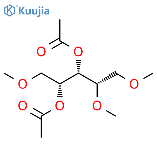 D-XYLITOL, 1,2,5-TRI-O-METHYL-, DIACETATE structure
