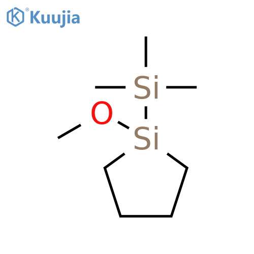 SILACYCLOPENTANE, 1-METHOXY-1-(TRIMETHYLSILYL)- structure