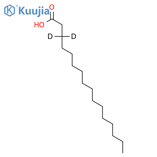hexadecanoic-3,3-d2 acid structure