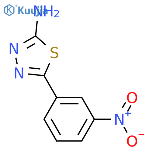 5-(3-Nitrophenyl)-1,3,4-thiadiazol-2-amine structure