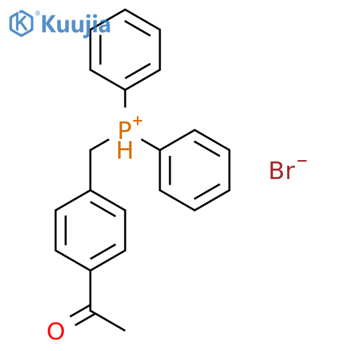 Phosphonium, (4-acetylphenyl)methyldiphenyl-, bromide structure