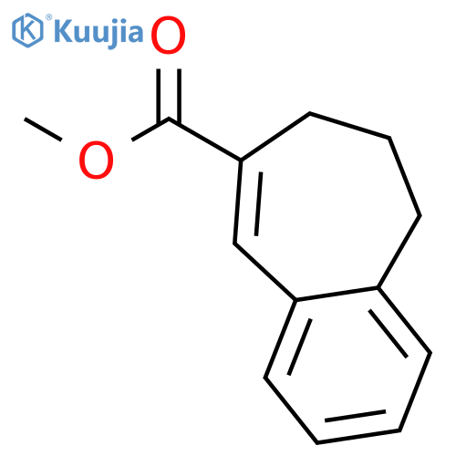 5H-Benzocycloheptene-8-carboxylic acid, 6,7-dihydro-, methyl ester structure