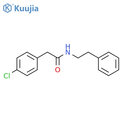 2-(4-chlorophenyl)-N-(2-phenylethyl)acetamide structure