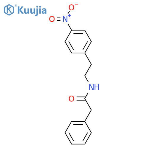 Benzeneacetamide, N-[2-(4-nitrophenyl)ethyl]- structure