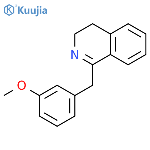 ISOQUINOLINE, 3,4-DIHYDRO-1-[(3-METHOXYPHENYL)METHYL]- structure