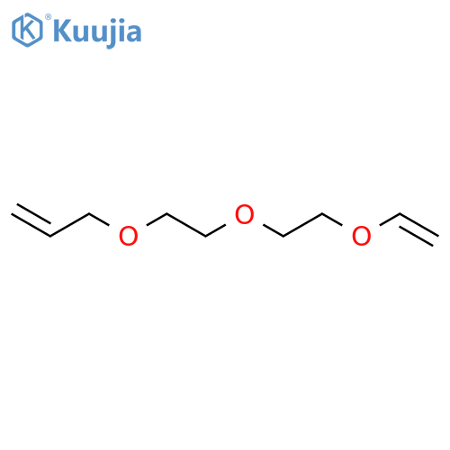 1-Propene, 3-[2-[2-(ethenyloxy)ethoxy]ethoxy]- structure
