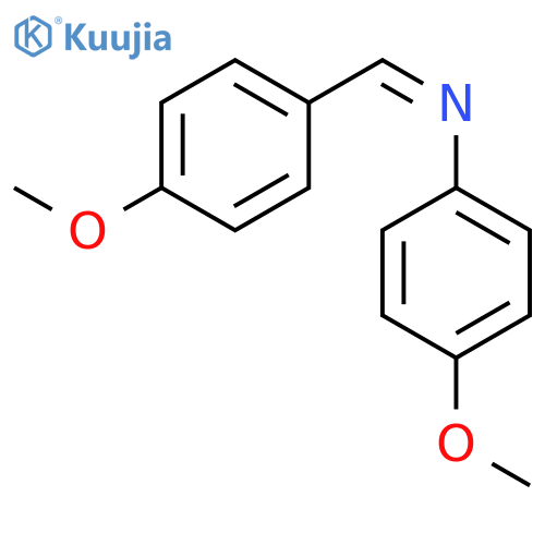 BENZENAMINE, 4-METHOXY-N-[(4-METHOXYPHENYL)METHYLENE]-, (Z)- structure