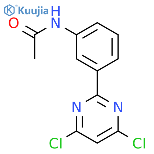 ACETAMIDE, N-[3-(4,6-DICHLORO-2-PYRIMIDINYL)PHENYL]- structure