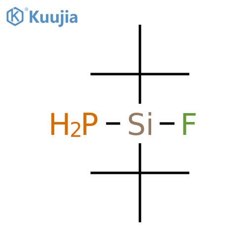 Phosphine, [bis(1,1-dimethylethyl)fluorosilyl]- structure
