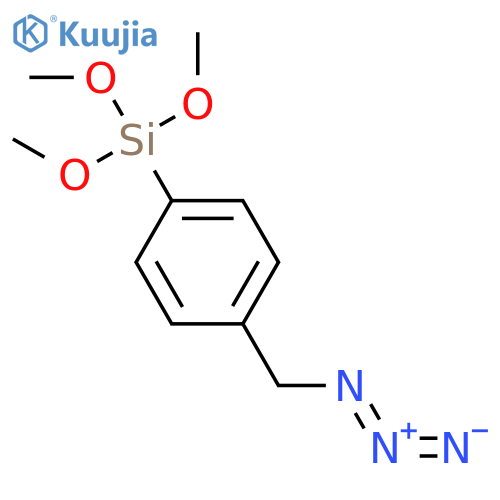 p-Azidomethylphenyltrimethoxysilane structure
