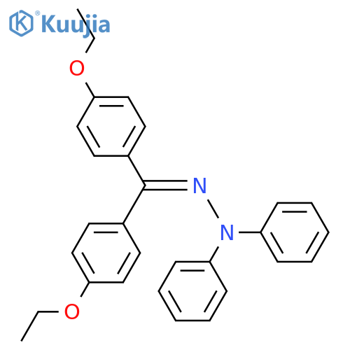 Methanone, bis(4-ethoxyphenyl)-, diphenylhydrazone structure