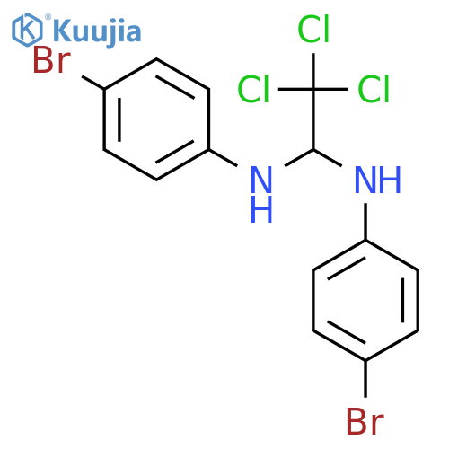 1,1-Ethanediamine,N,N'-bis(4-bromophenyl)-2,2,2-trichloro- structure