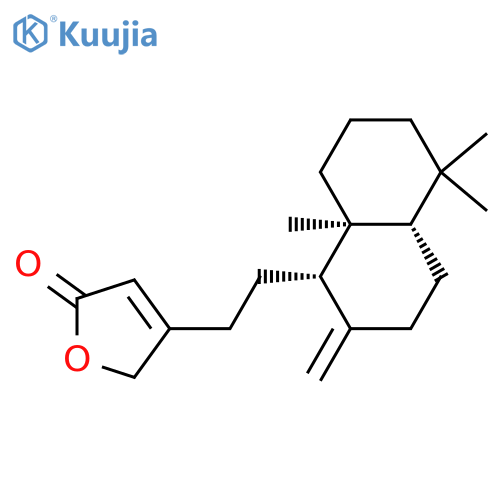 8(17),13-Labdadien-15,16-olide structure