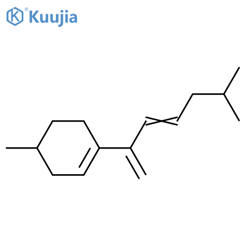 (-)-1-(1,5-Dimethyl-2-hexenyl)-4-methyl-1-cyclohexene structure