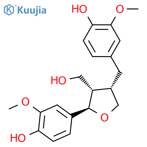 3-Furanmethanol,tetrahydro-2-(4-hydroxy-3-methoxyphenyl)-4-[(4-hydroxy-3-methoxyphenyl)methyl]-,(2R,3S,4S)- structure
