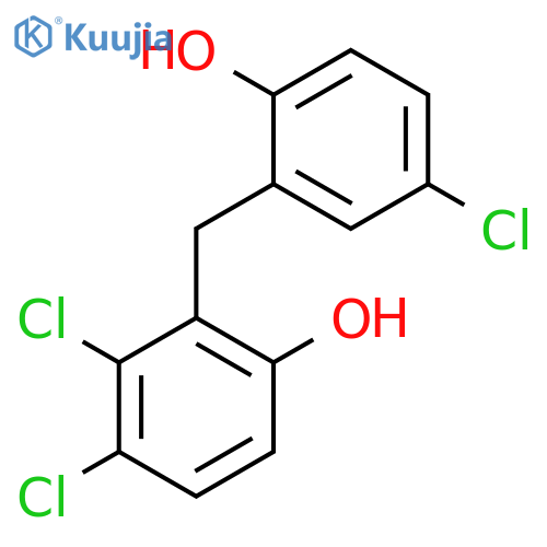 Phenol, 3,4-dichloro-2-[(5-chloro-2-hydroxyphenyl)methyl]- structure