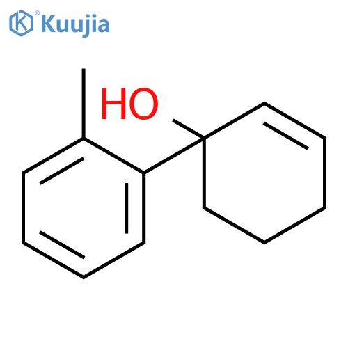 2-CYCLOHEXEN-1-OL, 1-(2-METHYLPHENYL)- structure