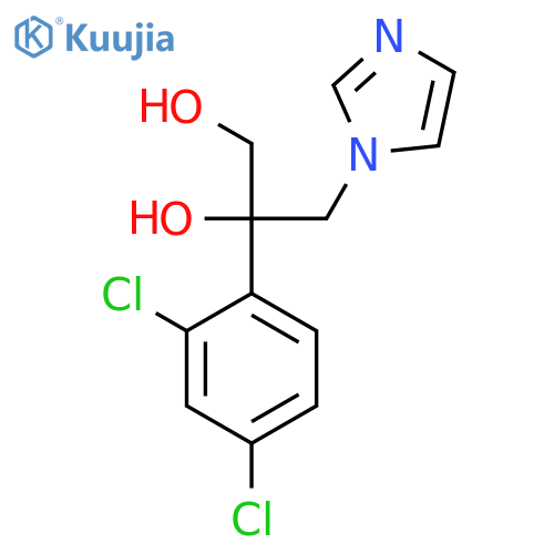 1,2-Propanediol, 2-(2,4-dichlorophenyl)-3-(1H-imidazol-1-yl)- structure