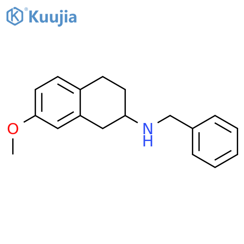 N-benzyl-7-methoxy-1,2,3,4-tetrahydronaphthalen-2-amine structure