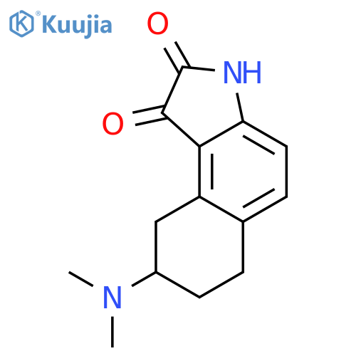 1H-Benz[e]indole-1,2(3H)-dione, 8-(dimethylamino)-6,7,8,9-tetrahydro- structure