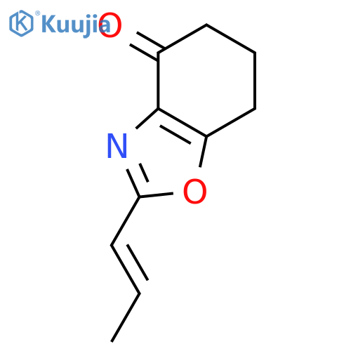 4(5H)-Benzoxazolone, 6,7-dihydro-2-(1Z)-1-propenyl- structure