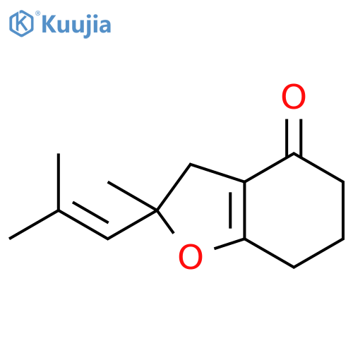 4(2H)-Benzofuranone, 3,5,6,7-tetrahydro-2-methyl-2-(2-methyl-1-propen-1-yl)- structure