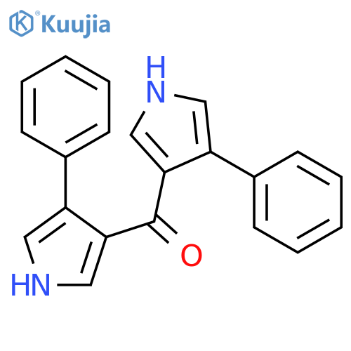 Methanone, bis(4-phenyl-1H-pyrrol-3-yl)- structure