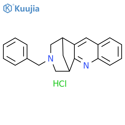 1,5-Methano-1H-azepino[4,5-b]quinoline, 2,3,4,5-tetrahydro-3-(phenylmethyl)-, hydrochloride (1:1) structure