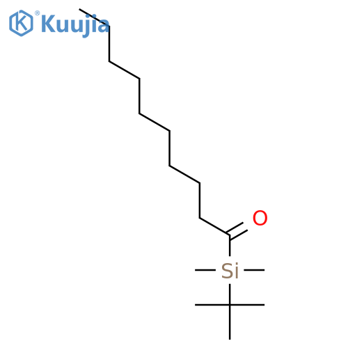Silane, (1,1-dimethylethyl)dimethyl(1-oxodecyl)- structure