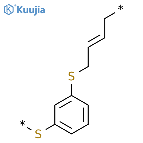 Poly(thio-1,3-phenylenethio-2-butene-1,4-diyl) structure