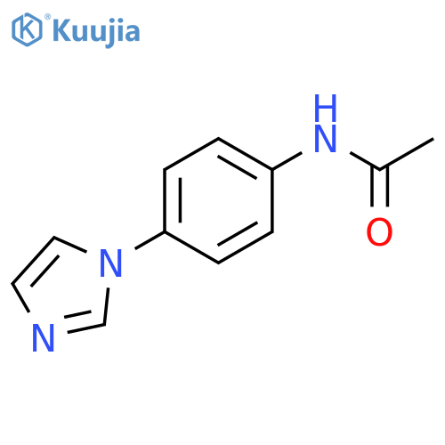 N-[4-(1H-imidazol-1-yl)phenyl]-Acetamide structure