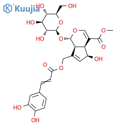10-caffeoyldeacetyldaphylloside structure