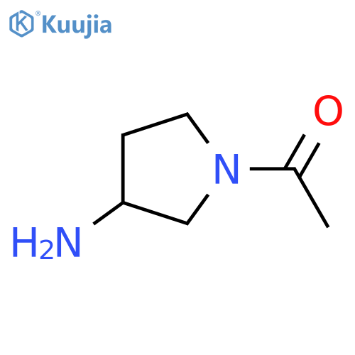1-(3-aminopyrrolidin-1-yl)ethan-1-one structure