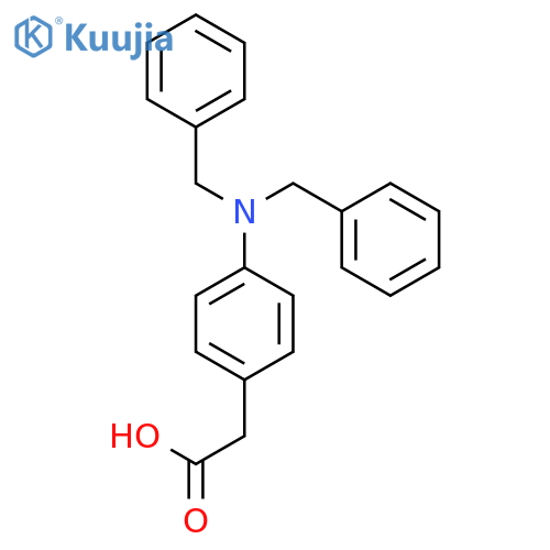2-(4-(dibenzylamino)phenyl)acetic acid structure