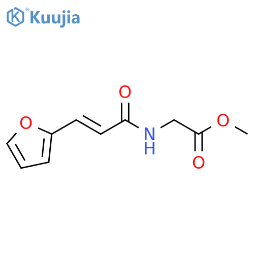 Glycine, N-[(2E)-3-(2-furanyl)-1-oxo-2-propenyl]-, methyl ester structure