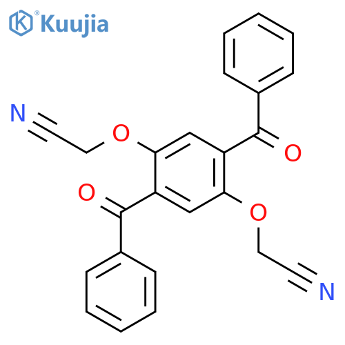 Acetonitrile, 2,2'-[(2,5-dibenzoyl-1,4-phenylene)bis(oxy)]bis- structure