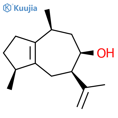 6-Azulenol, 1,2,3,4,5,6,7,8-octahydro-1,4-dimethyl-7-(1-methylethenyl)-, (1S,4S,6R,7R)- structure