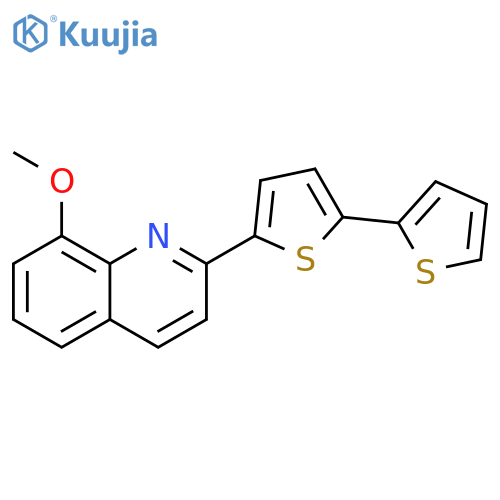 Quinoline, 2-[2,2'-bithiophen]-5-yl-8-methoxy- structure