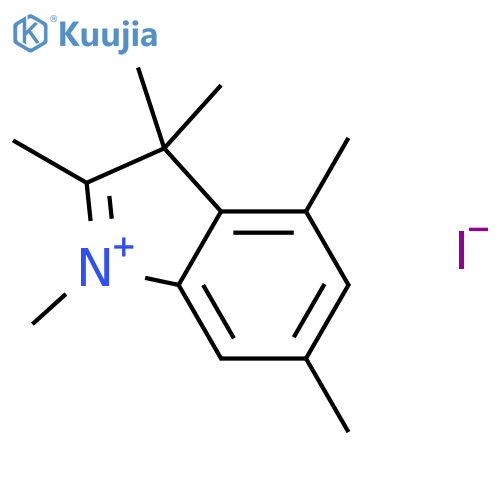 3H-INDOLIUM, 1,2,3,3,4,6-HEXAMETHYL-, IODIDE structure
