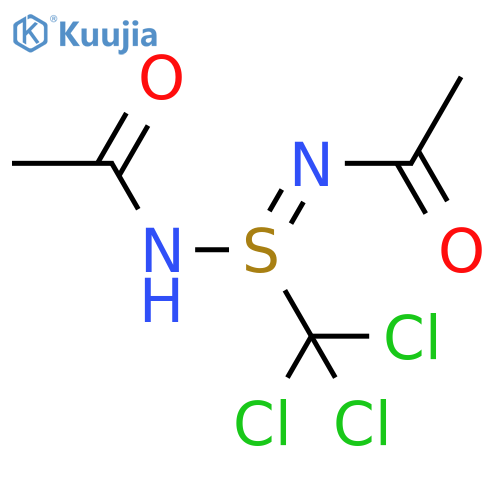 ACETAMIDE, N-[N-ACETYL-S-(TRICHLOROMETHYL)SULFINIMIDOYL]- structure