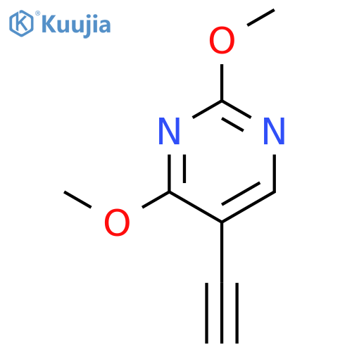 5-ethynyl-2,4-dimethoxypyrimidine structure