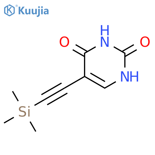 2,4(1H,3H)-Pyrimidinedione, 5-[(trimethylsilyl)ethynyl]- structure