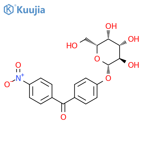 4-[(4-nitrophenyl)carbonyl]phenyl beta-D-galactopyranoside structure