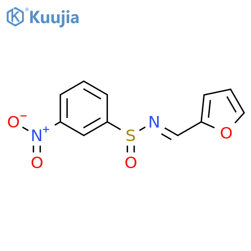 Benzenesulfinamide, N-(2-furanylmethylene)-3-nitro- structure