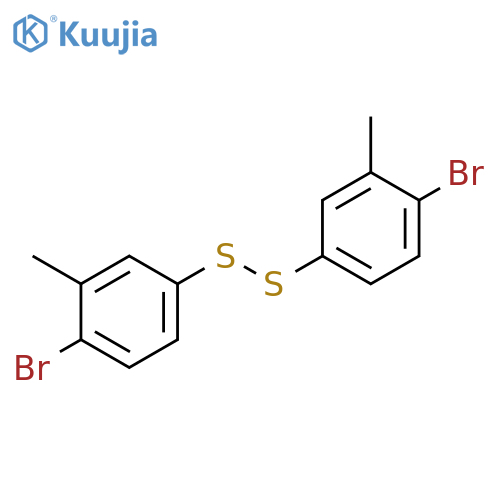 DISULFIDE, BIS(4-BROMO-3-METHYLPHENYL) structure