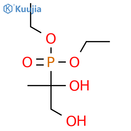 PHOSPHONIC ACID, (1,2-DIHYDROXY-1-METHYLETHYL)-, DIETHYL ESTER structure