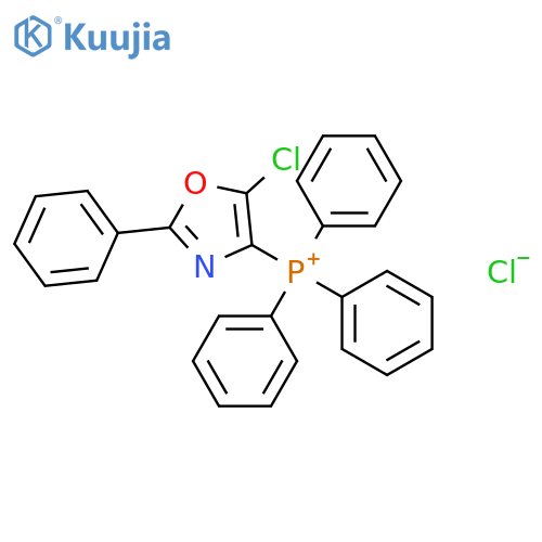 PHOSPHONIUM, (5-CHLORO-2-PHENYL-4-OXAZOLYL)TRIPHENYL-, CHLORIDE structure