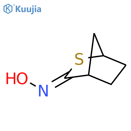 2-Thiabicyclo[2.2.1]heptan-3-one, oxime structure