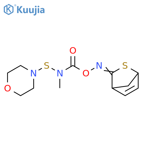 2-Thiabicyclo[2.2.1]hept-5-en-3-one,O-[[methyl(4-morpholinylthio)amino]carbonyl]oxime structure