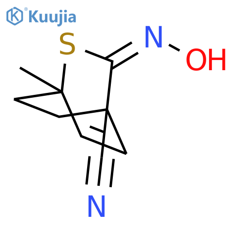 2-Thiabicyclo[2.2.2]oct-5-ene-4-carbonitrile, 3-(hydroxyimino)-1-methyl- structure